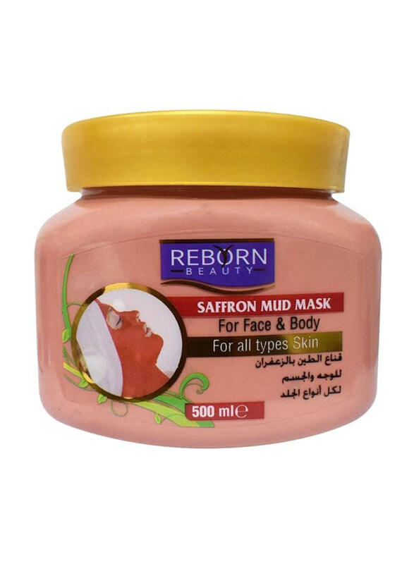 

Reborn Beauty Saffron Mud Mask for Face And Body Orange, 500ml