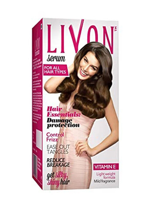 

Livon Control Frizz Damage Protection Hair Serum for All Hair Types, 100ml