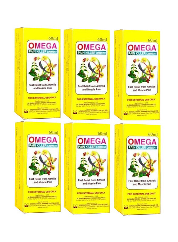 

Omega Pain Killer Liniment, 6 x 60ml