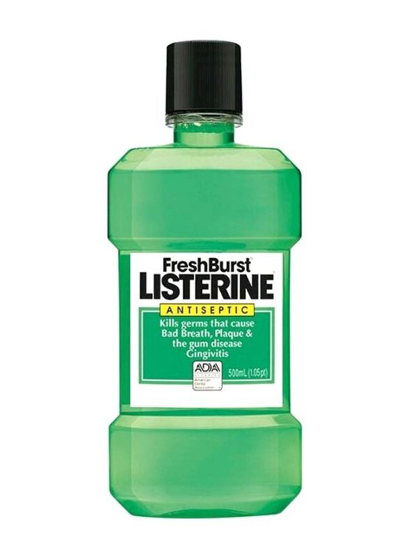 

Listerine Fresh Burst Antiseptic Mouthwash, 500ml