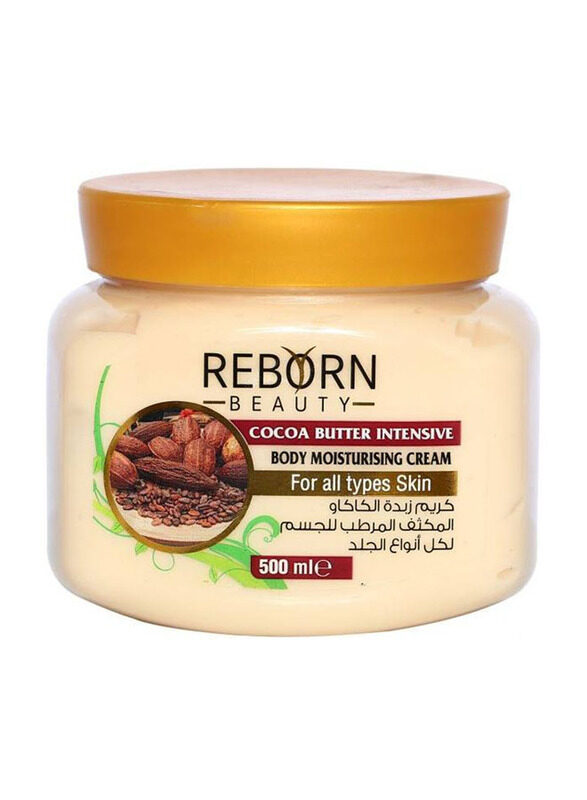 

Reborn Cocoa Butter Intensive Body Moisturising Cream, 500ml