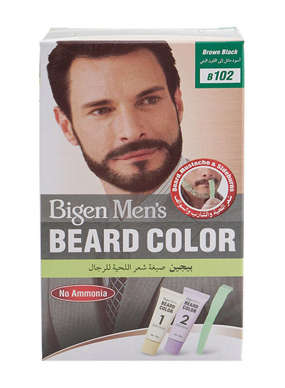

Bigen Men's Beard Colour, 40g, B102 Brown Black