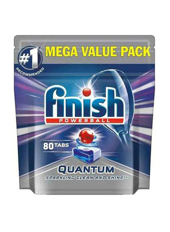 

Finish Powerball Quantum Dishwasher Detergent, 80 Tablets