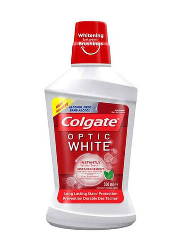 

Colgate Optic White Teeth Mouthwash, 500ml