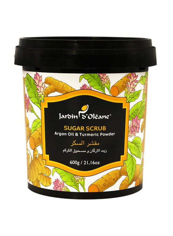 

Jardin d'Oleane Sugar Scrub With Argan Oil And Turmeric Powder, 600g