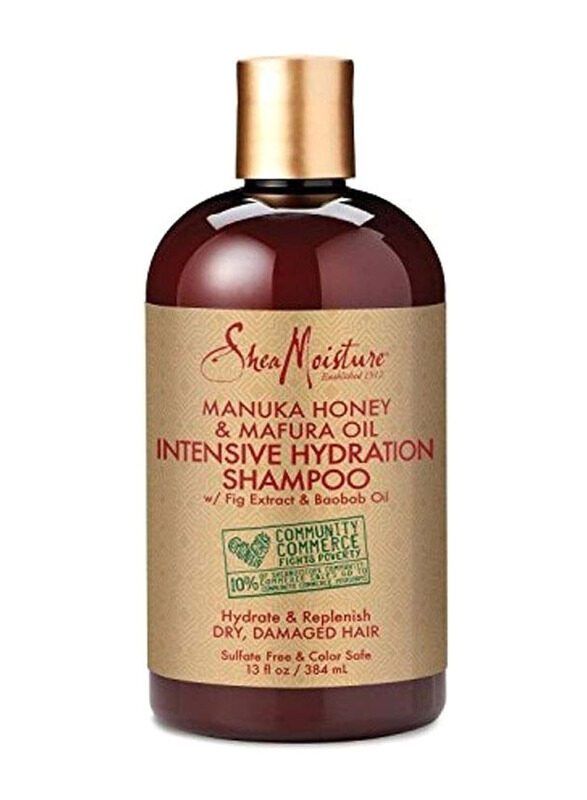 

Sheamoisture Manuka Honey And Mafura Oil Intensive Hydration Shampoo for All Hair Types, 384ml