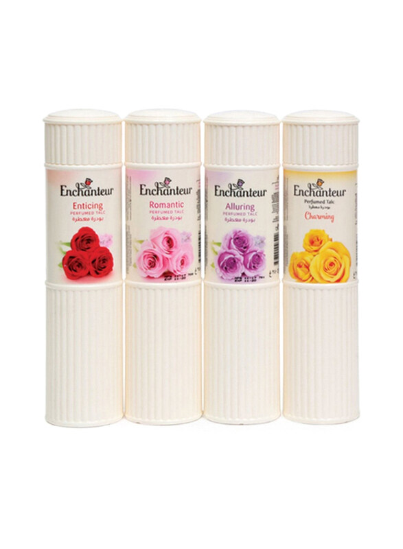 

Enchanteur Enticing Perfumed Talcum Powder, 4 x 250g
