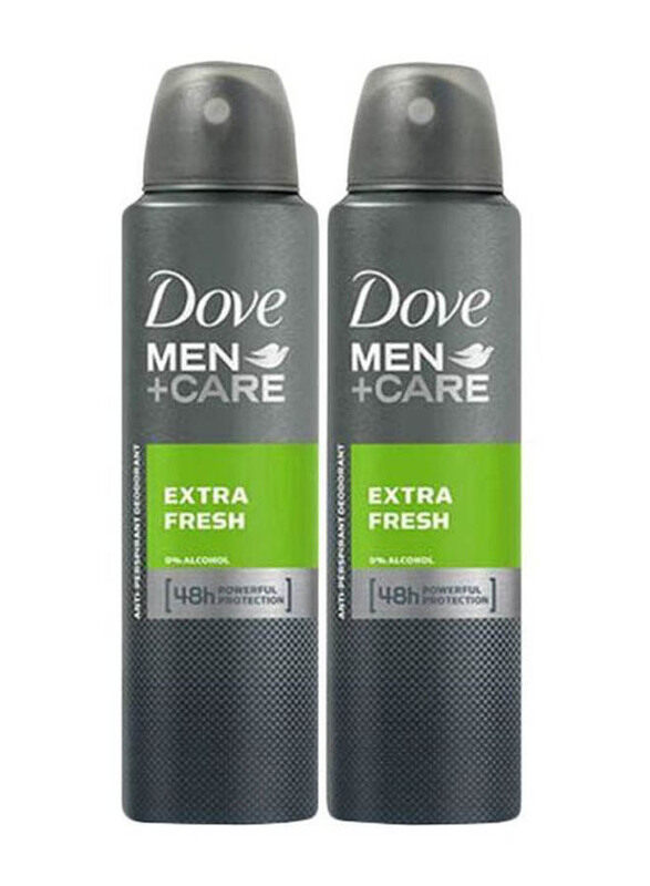 

Dove Extra Fresh Antiperspirant Deodorant, 2 x 150ml