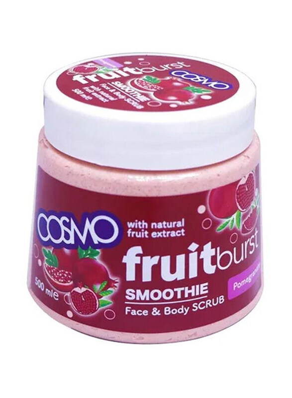 

Cosmo Fruit Burst Face & Body Pomegranate Scrub, 500ml