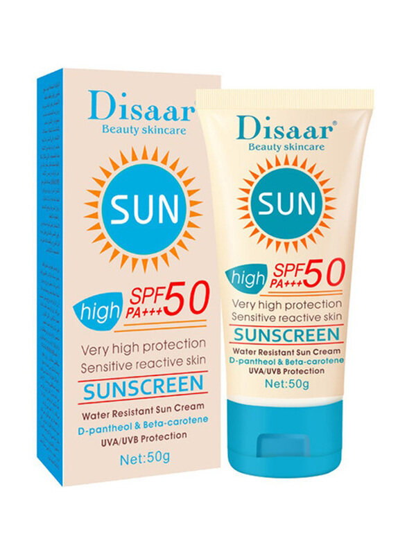 

Disaar High SPF 50 Pa+++ Sunscreen Cream, 50gm