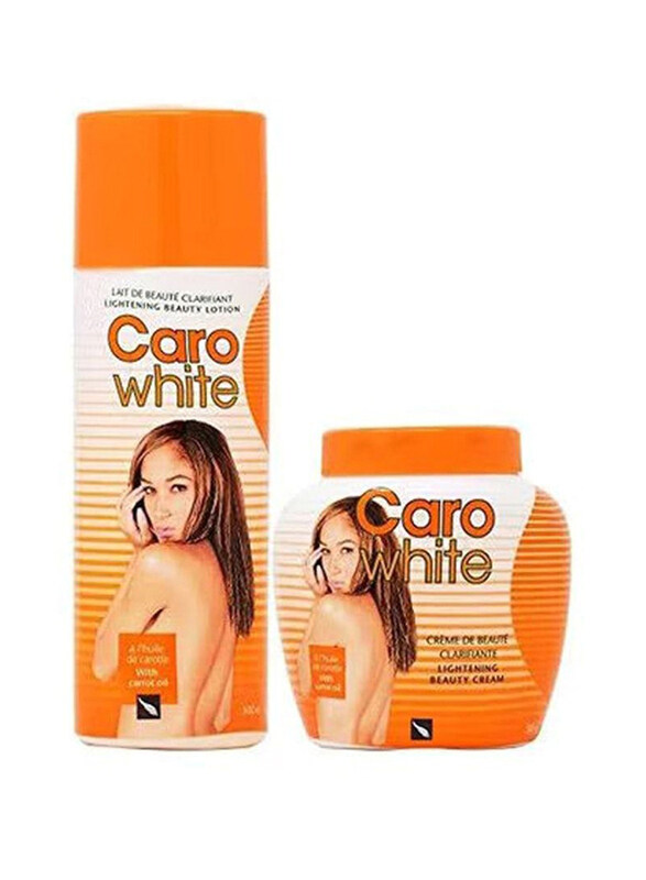 

Caro White Lightening Beauty Lotion with Beauty Cream Set, 2 Pieces