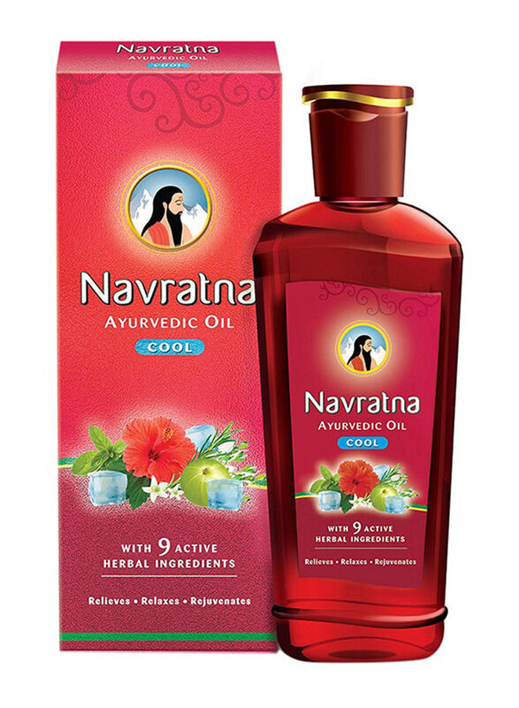 

Navratna Ayurvedic Oil for All Hair Types, 300ml