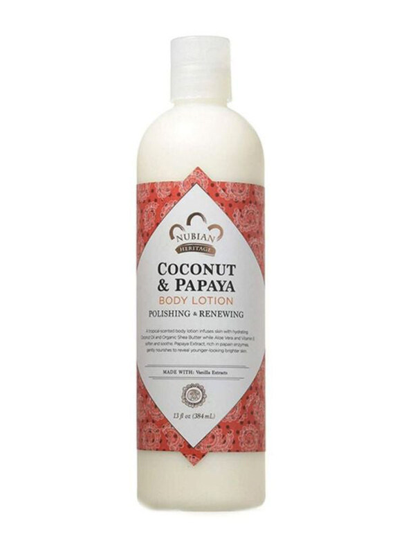 

Nubian Heritage Coconut and Papaya Body Lotion, 13oz