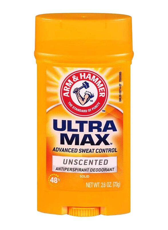 

Arm & Hammer Ultra Max Unscented Antiperspirant Deodorant, 2.6 Oz