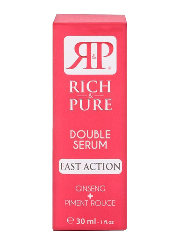 

Rich & Pure Fast Action Ginseng + Red Pepper Double Serum, 30ml