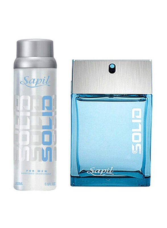 

Sapil 2-Piece Solid Gift Set for Men, 100ml EDT Perfume, Solid Deodorant 200ml