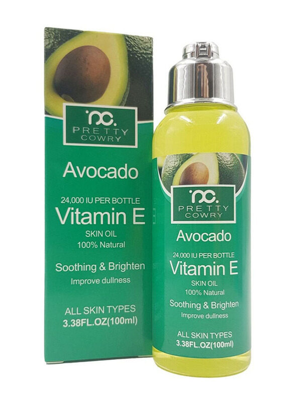 

Pretty Cowry 100% Natural Vitamin E Avocado Face Oil, 100ml