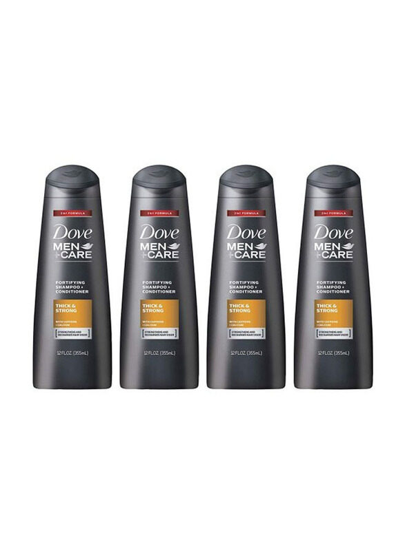 

Dove Thick & Strong Shampoo Plus Conditioner, 4 x 355ml