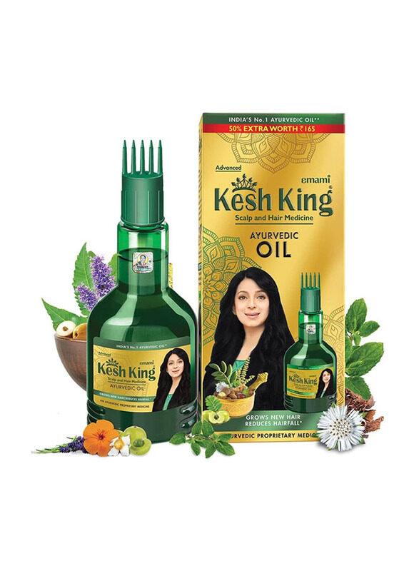 

Kesh King Ayurvedic Scalp And Hair Oil, 100ml