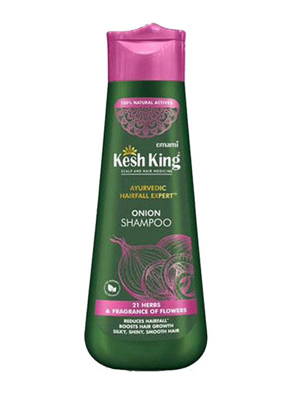 

Kesh King Anti-hair Fall Onion Shampoo Green for All Hair Types, 300ml