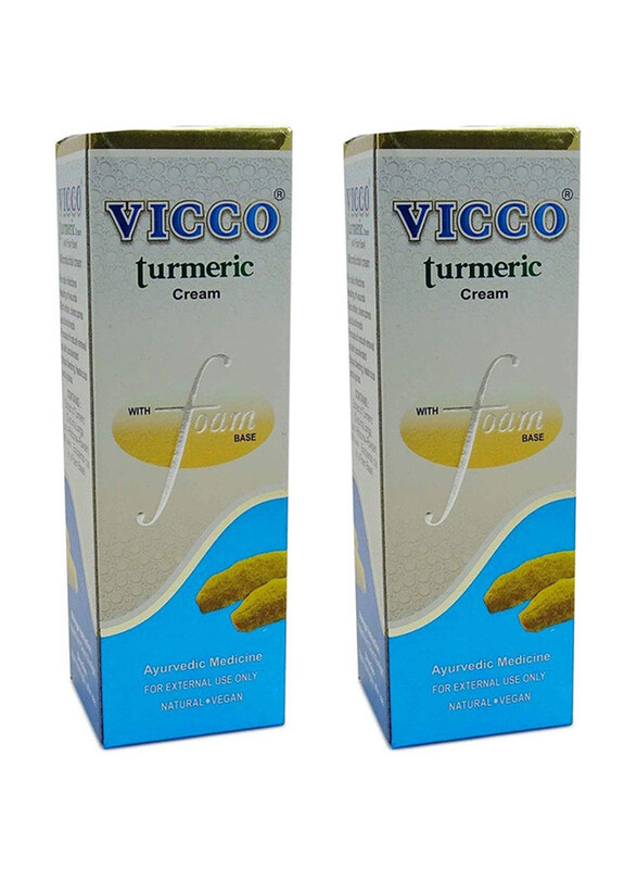 

Vicco Turmeric Cream Foam Base, 2 x 70g