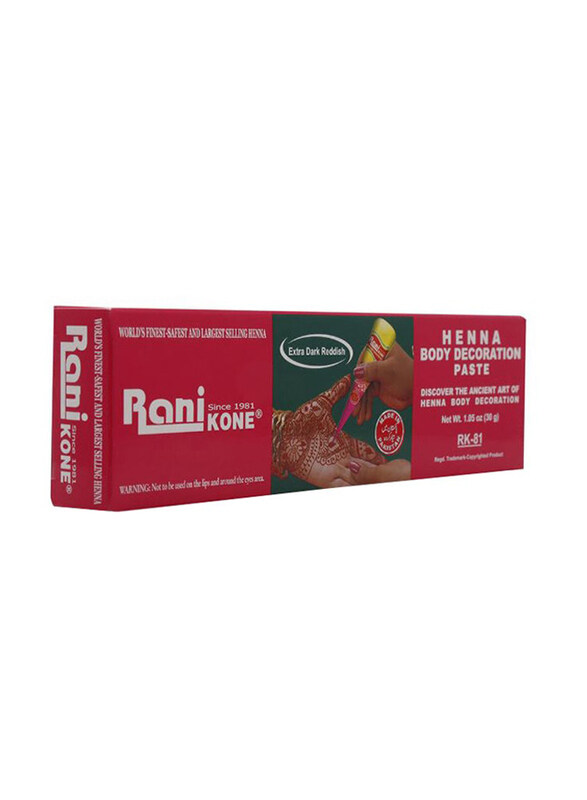 

Rani Kone Henna Body Paste, Red