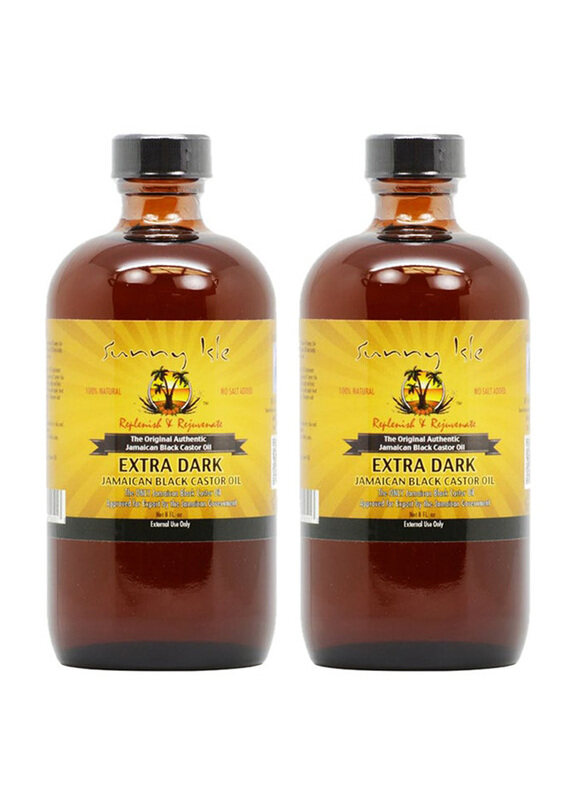 

Sunny Isle Extra Dark Jamaican Black Castor Oil, 2 x 8oz