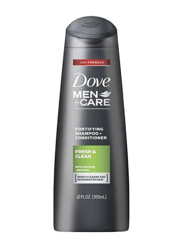 

Dove Fresh & Clean Men+Care Fortifying 2-In-1 Shampoo + Conditioner, 355ml