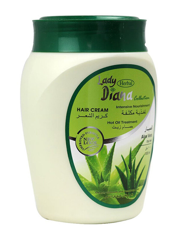 

Lady Diana Aloe Vera Intensive Nourishment Hair Cream for All Hair Type, 12 x 1000ml