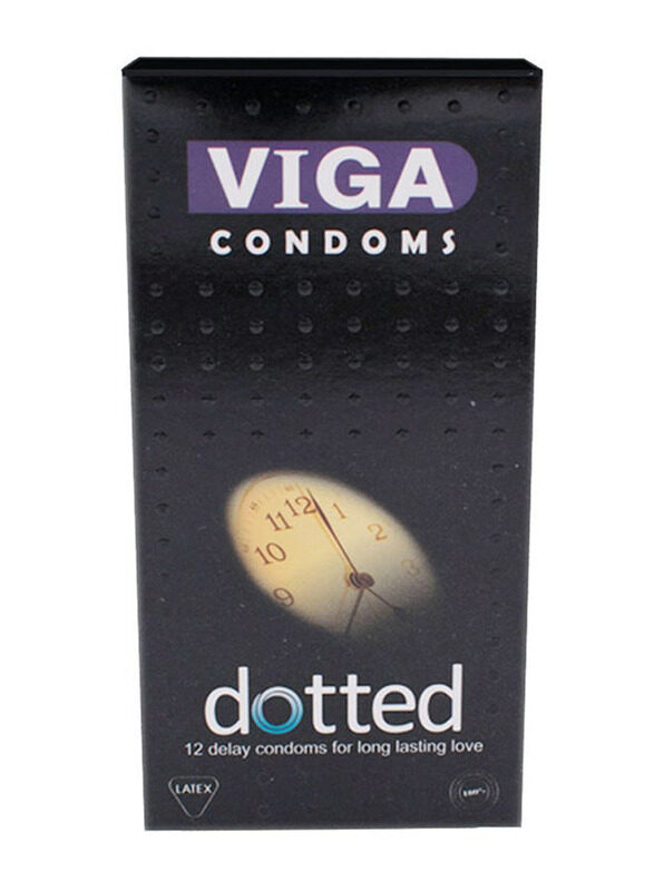 

Viga Dotted Delay Condoms, 12 Pieces