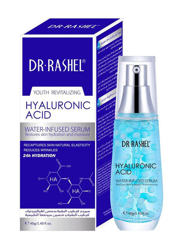 

Dr. Rashel Hyaluronic Acid Water-Infused Serum Restores Skin Hydration And Moisture, 2 x 40g