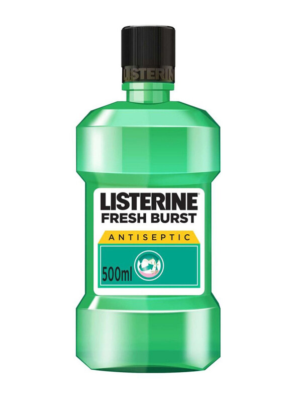 

Listerine Green Fresh Burst Antiseptic Mouthwash, 500ml