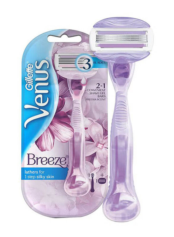 

Gillette Breeze Razor, 33347453A, Purple