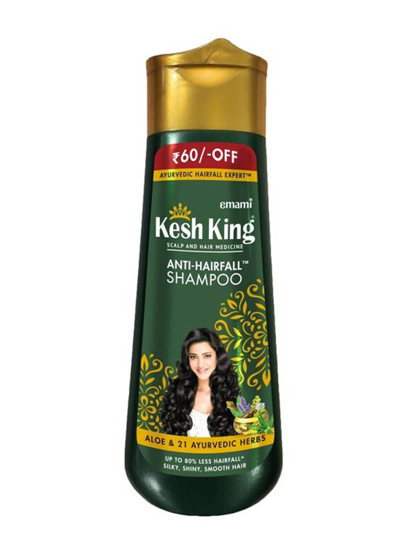 

Kesh King Anti Hairfall Shampoo for All Hair Types, 340ml