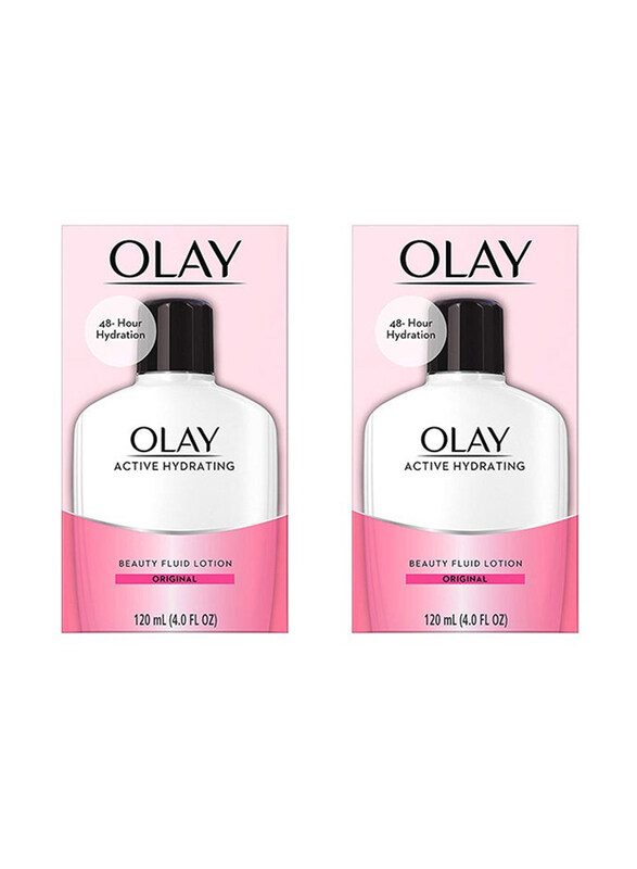 

Olay Active Hydrating Beauty Fluid Lotion, 2 x 120ml