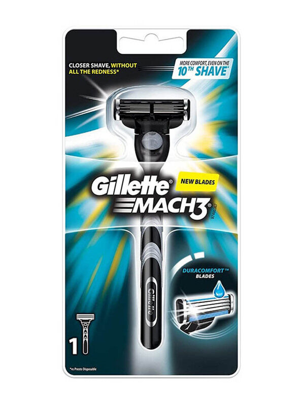 

Gillette Mach3 Razor With Blade, 1 Piece