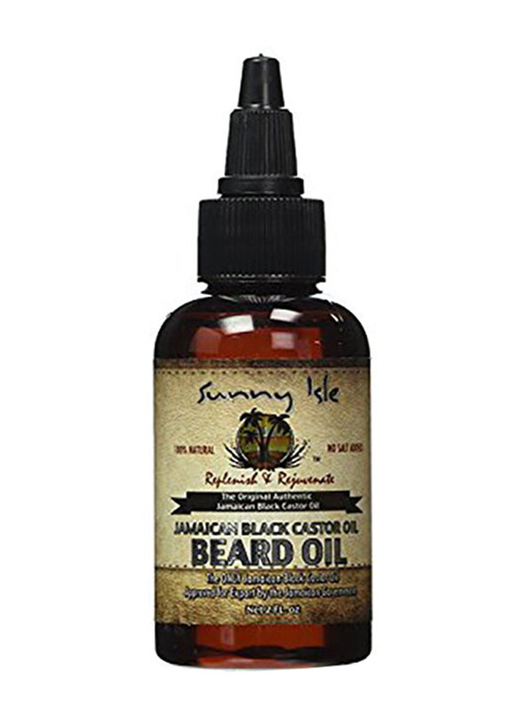 

Sunny Isle Jamaican Black Castor Beard Oil, 2oz