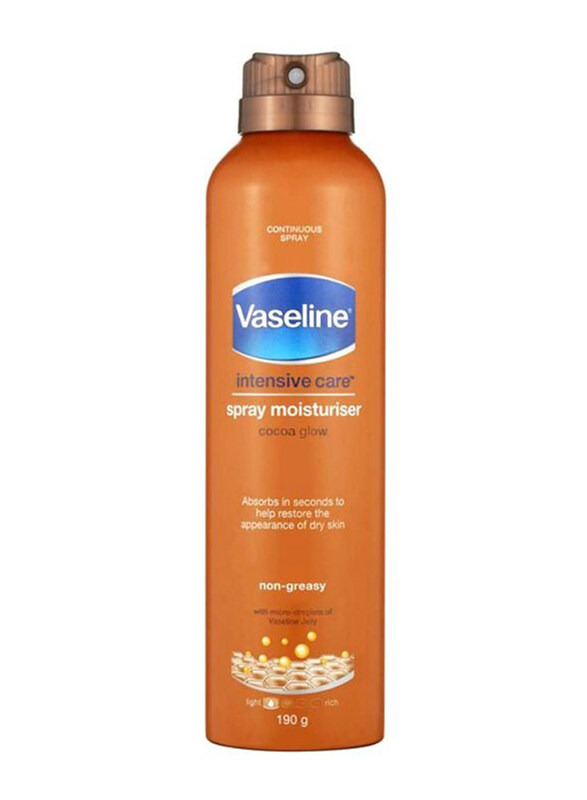 

Vaseline Cocoa Radiant Spray Moisturiser, 190gm