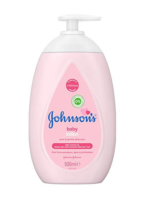 

Johnson's 500ml Soft And Smotth Skin Care Moisturising Baby Body Lotion, White