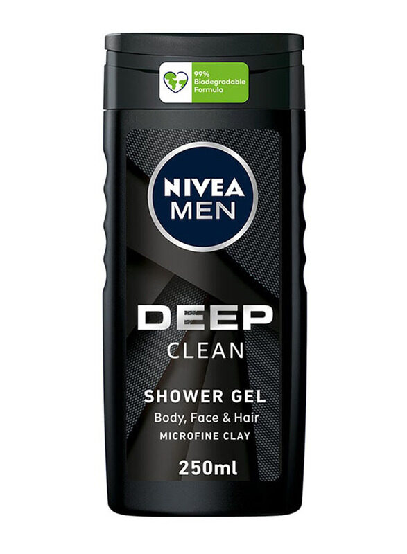 

Nivea Deep Clean Microfine Clay Shower Gel, 250ml
