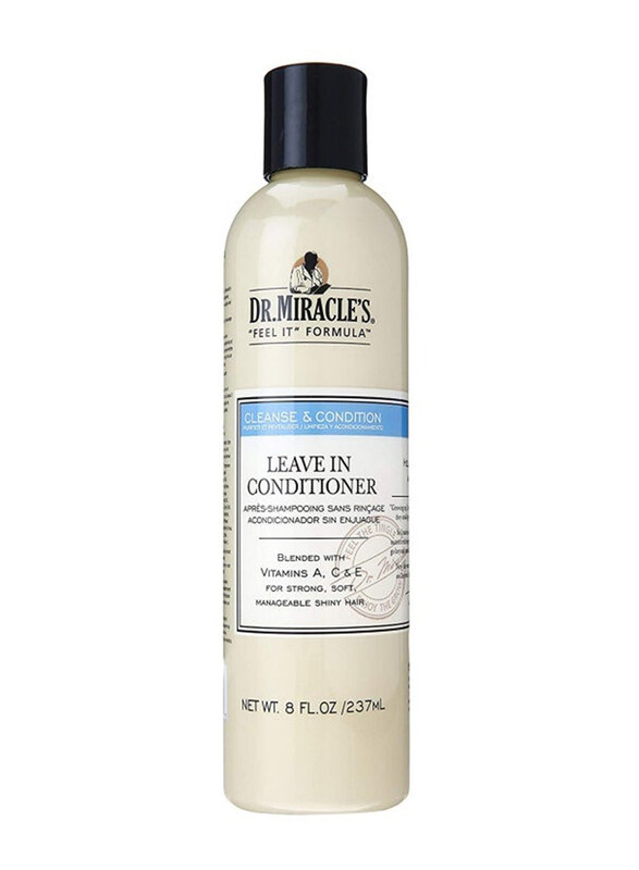 

Dr. Miracle's Cleanse And Condition Leave In Conditioner, 237ml