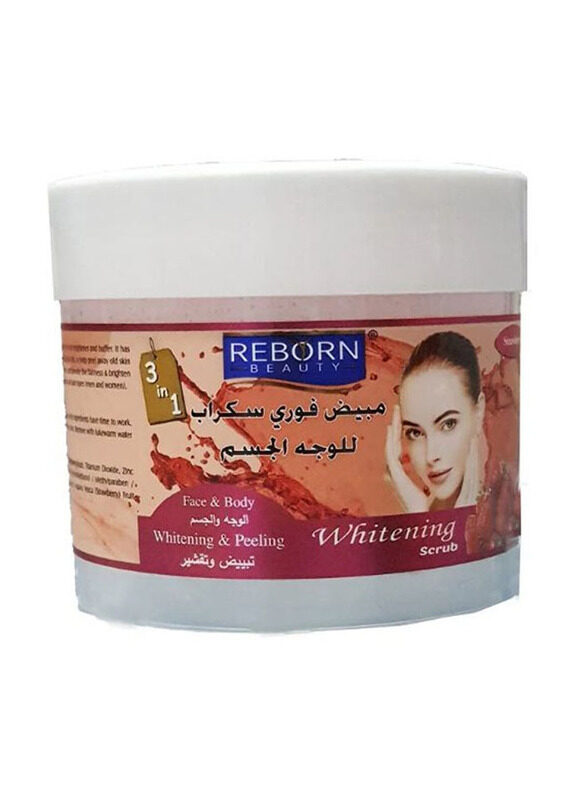 

Reborn 3-in-1 Strawberry Flavour Whitening & Peeling Scrub, 500ml