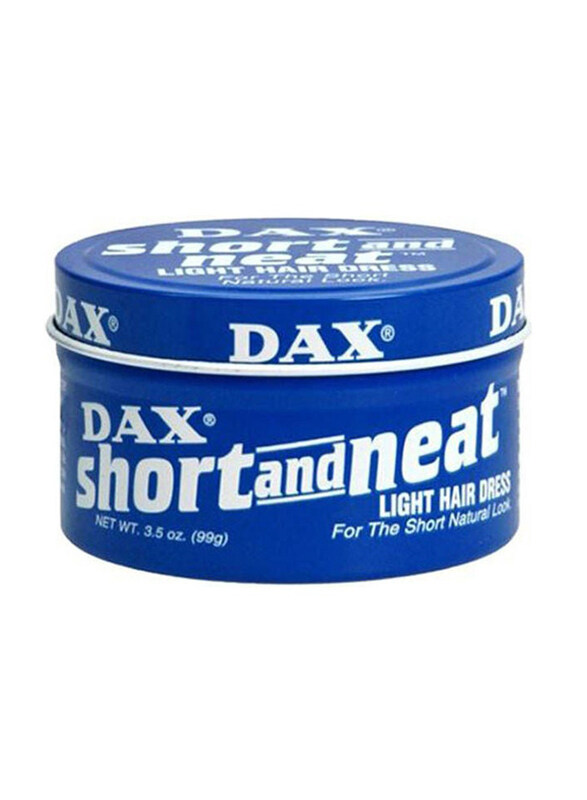 

Dax Wax Short & Neat Light Hair Dress Blue for All Hair Types, 99gm