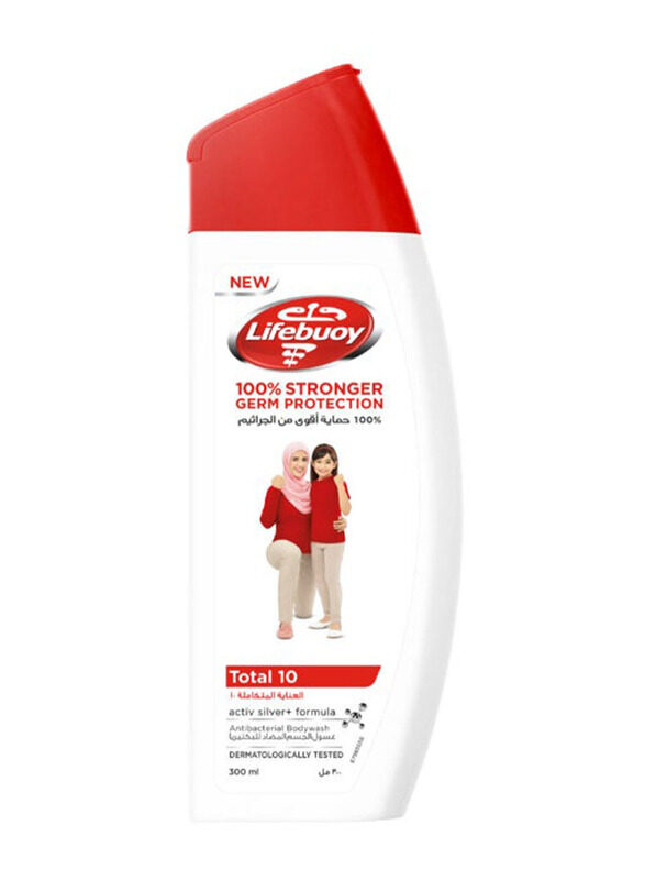 

Lifebuoy Total 10 Antibacterial Body Wash, 300 ml