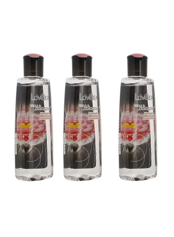 

Lovillea Royal Floral Body & Hand Cologne Gel, 3 x 200ml