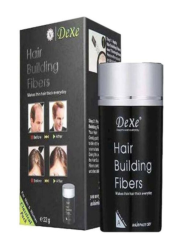 

Dexe Hair Building Fibers for All Hair Types, 22gm