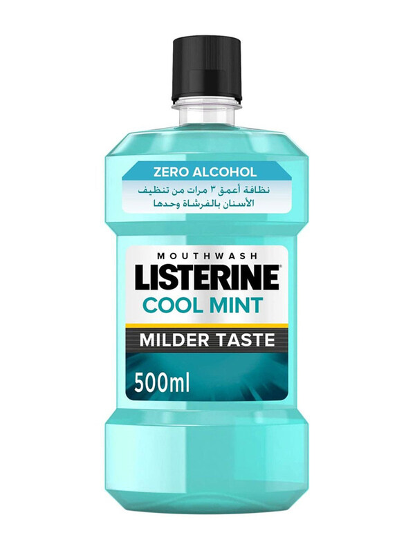 

Listerine Cool Mint Milder Taste Mouthwash, 500ml