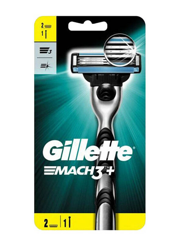 

Gillette Mach3 Plus Razor Base With 2 Blades, 1 Piece