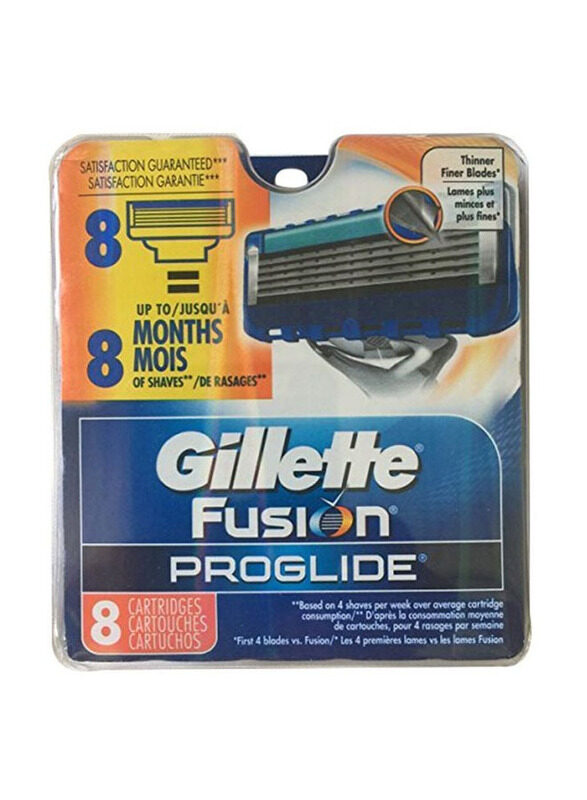 

Gillette Fusion Proglide Razor Blade, 8 Pieces