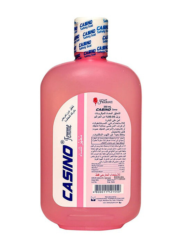 

Casino Ethyl Femme Ethyl Alcohol, 250ml